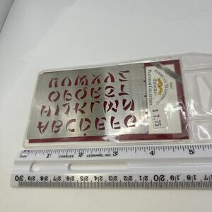 American Traditional Stencils Chinese Font English Alphabet